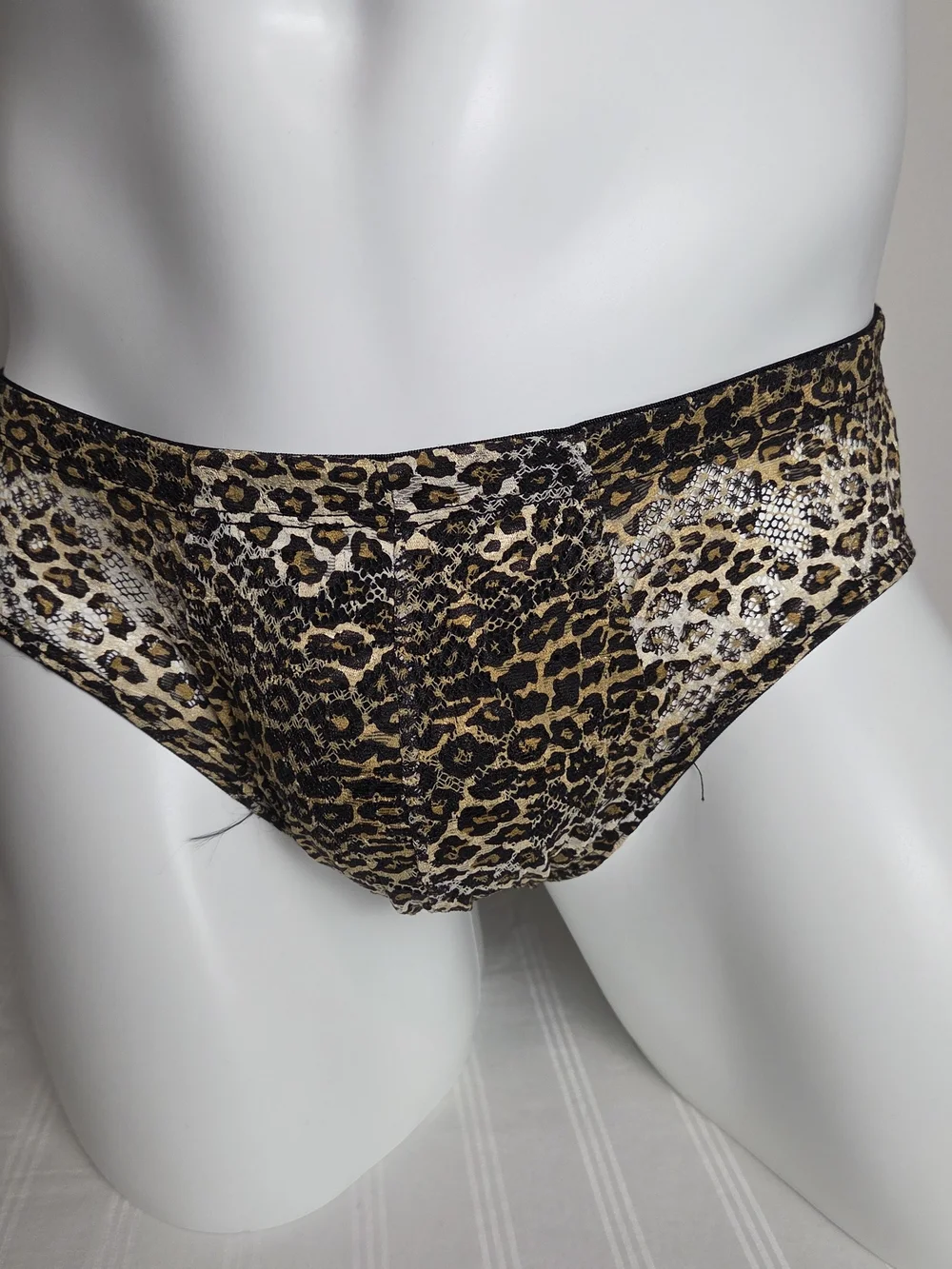 Cosabella Men's Neutral Leopar Comfort Micro Briefs